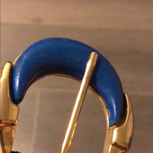 Carlisle black suede gold/blue buckle belt! - Picture 7 of 7